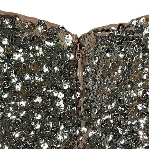 Boston Proper Size 14 Sequin Dress 100% Polyester Dry Clean Only, NWT - Picture 4 of 16